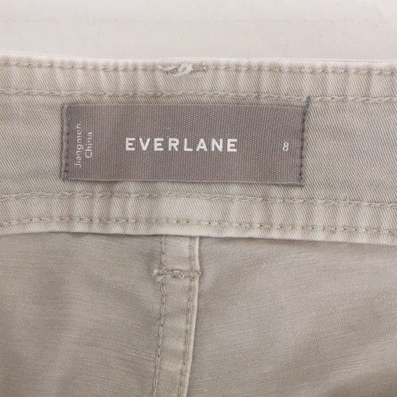Everlane Beige Wide Leg Chinos, Size 8 - Picture 3 of 9